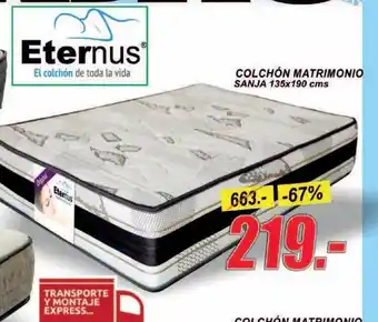 Hipo Gegant Eternus colchón matrimonio sanja oferta