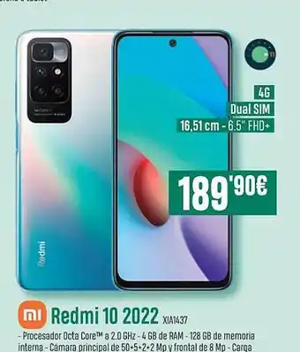 PCBox Xiaomi redmi 10 2022 xia1437 oferta