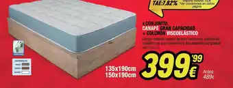Rapimueble Gran capacidad + colchón viscoelástico oferta
