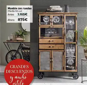 Mubak Mueble con ruedas oferta