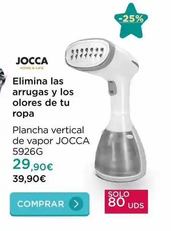 La tienda en casa Plancha vertical de vapor jocca 5926g oferta
