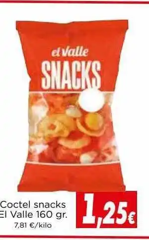 Proxi Coctel snacks el valle oferta
