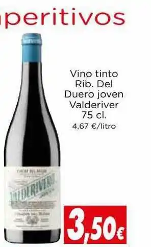 Proxi Vino tinto rib. del duero joven valderiver oferta