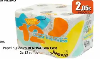 Super Alcoop Papel higiénico renova low cost oferta
