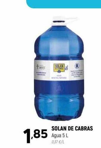 Coviran Solan de cabras agua 5l oferta