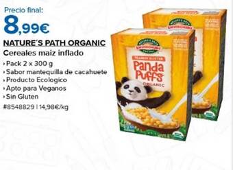 Costco Nature's path organic cereales maiz inflado oferta
