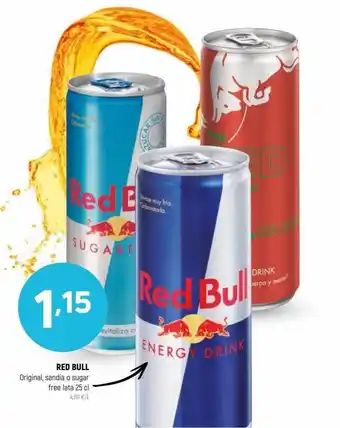 Coviran Red bull original sandia o sugar free oferta