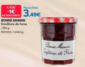 Costco Bonne maman confitura de fresa oferta