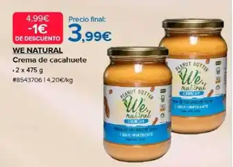 Costco We natural crema de cacahuete oferta