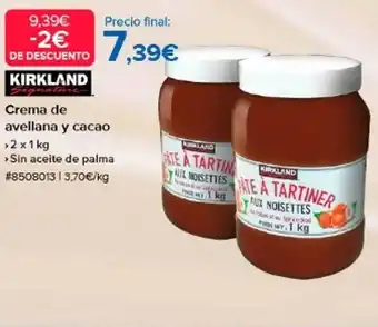 Costco Kirkland crema de avellana y cacao oferta