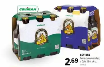Coviran Coviran cerveza con alcohol o 0% oferta