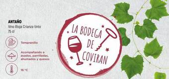 Coviran Antaño vino rioja crianza tinto oferta
