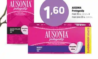 Coviran Ausonia protegeslip maxi 30 o maxi plus 20 oferta