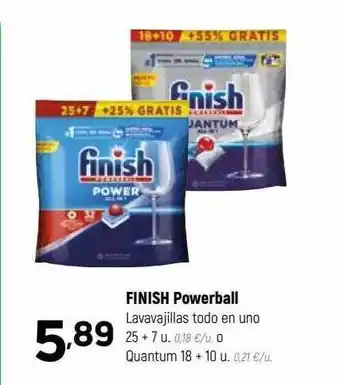 Coviran Finish powerball lavavajillas todo en uno o quantum oferta