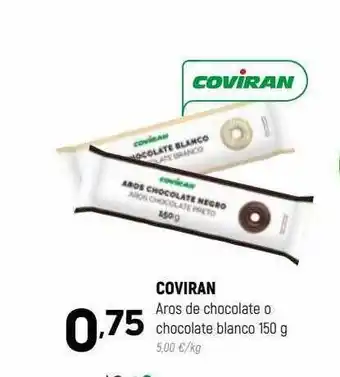 Coviran Coviran aros de chocolate o chocolate blanco oferta