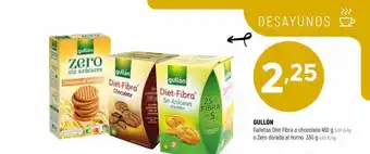 Coviran Gullón galletas diet fibra o chocolate o zero dorada al horno oferta