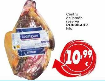Supermercados Piedra Centro de jamón reserva rodríguez oferta