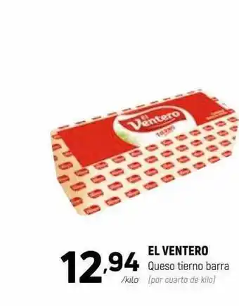 Coviran El ventero queso tierno barra oferta