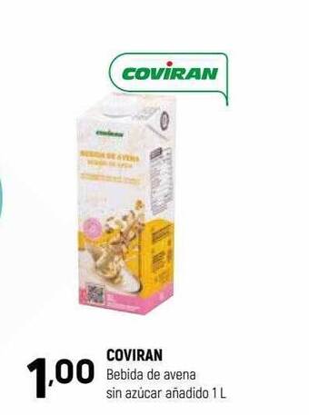 Coviran Coviran bebida de avena sin azucar añadido oferta