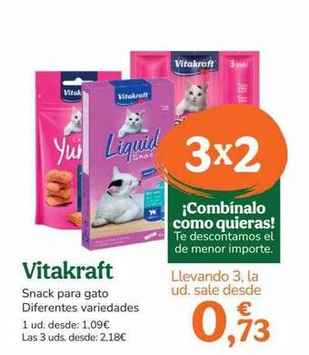 TiendAnimal Vitakraft snack para gato oferta