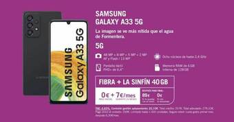 Yoigo Samsung galaxy a33 5g oferta