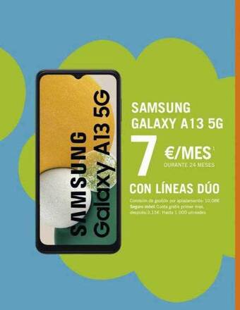 Yoigo Samsung galaxy a13 5g oferta