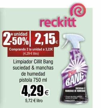 FROIZ Limpiador cillit bang suciedad & manchas de humedad pistola oferta