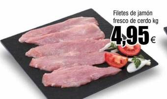 FROIZ Filetes de jamón fresco de cerdo kg oferta
