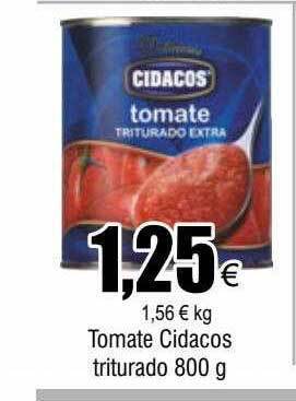 FROIZ Tomate cidacos triturado oferta