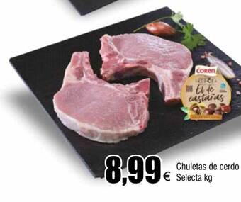 FROIZ Chuletas de cerdo selecta kg oferta