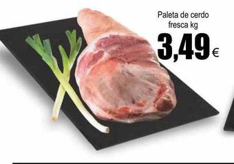 FROIZ Paleta de cerdo fresca kg oferta