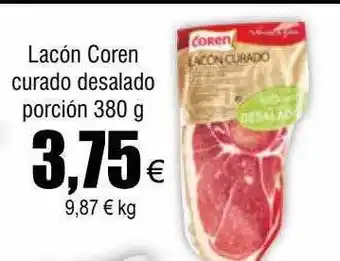FROIZ Lacón coren curado desalado porción oferta