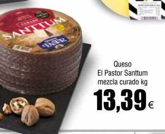 FROIZ Queso el pastor santtum mezcla curado kg oferta
