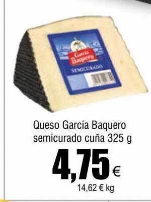 FROIZ Queso garcia baquero semicurado oferta