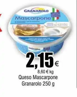 FROIZ Queso mascarpone granorolo oferta