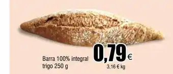 FROIZ Barra 100% integral trigo oferta