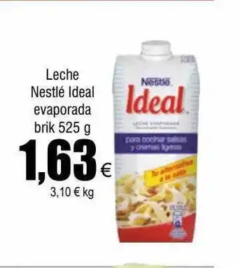FROIZ Leche nestlé ideal evaporada oferta