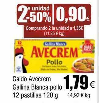 FROIZ Caldo avecrem gallina blanca pollo oferta