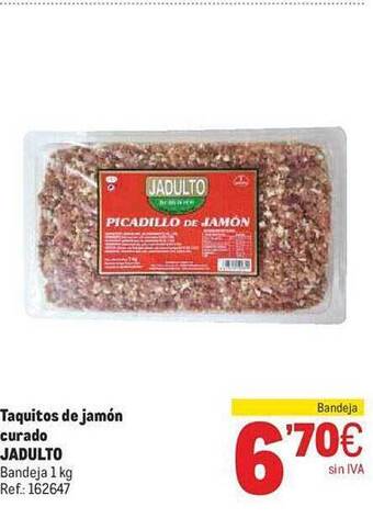 Makro Taquitos de jamón curado jadulto oferta