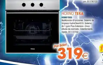 Master Cadena Horno teka hsb615ss oferta