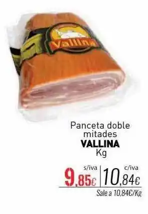 Cuevas Cash Panceta doble mitades vallina kg oferta