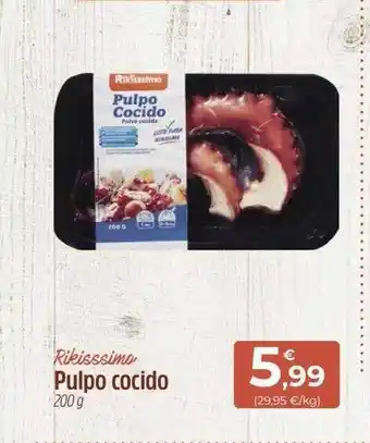 SPAR Gran Canaria Rikisssimo pulpo cocido oferta