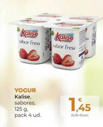 SPAR Gran Canaria Yogur kalise sabores pack 4 oferta