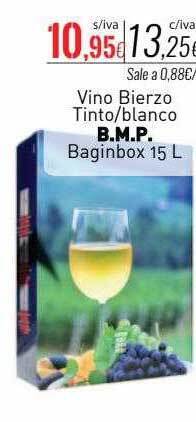 Cuevas Cash Vino bierzo tinto-blanco b.m.p. baginbox oferta