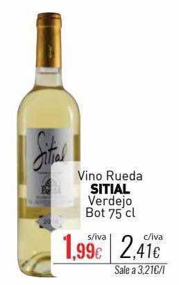 Cuevas Cash Vino rueda sitial verdejo bot oferta