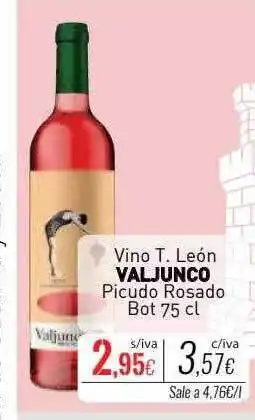 Cuevas Cash Vino t.león valjungo picudo rosado bot oferta