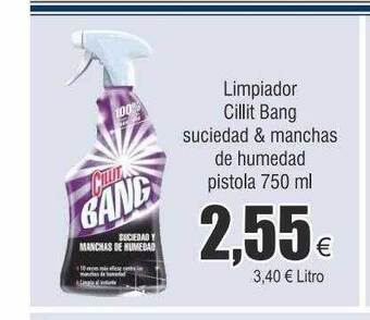 FROIZ Limpiador cillit bang suciedad & manchas de humedad pistola oferta