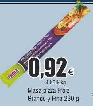 FROIZ Masa pizza froiz grande y fina oferta