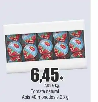 FROIZ Tomate natural apis 40 monodosis oferta