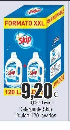 FROIZ Detergente skip líquido 120 lavados oferta